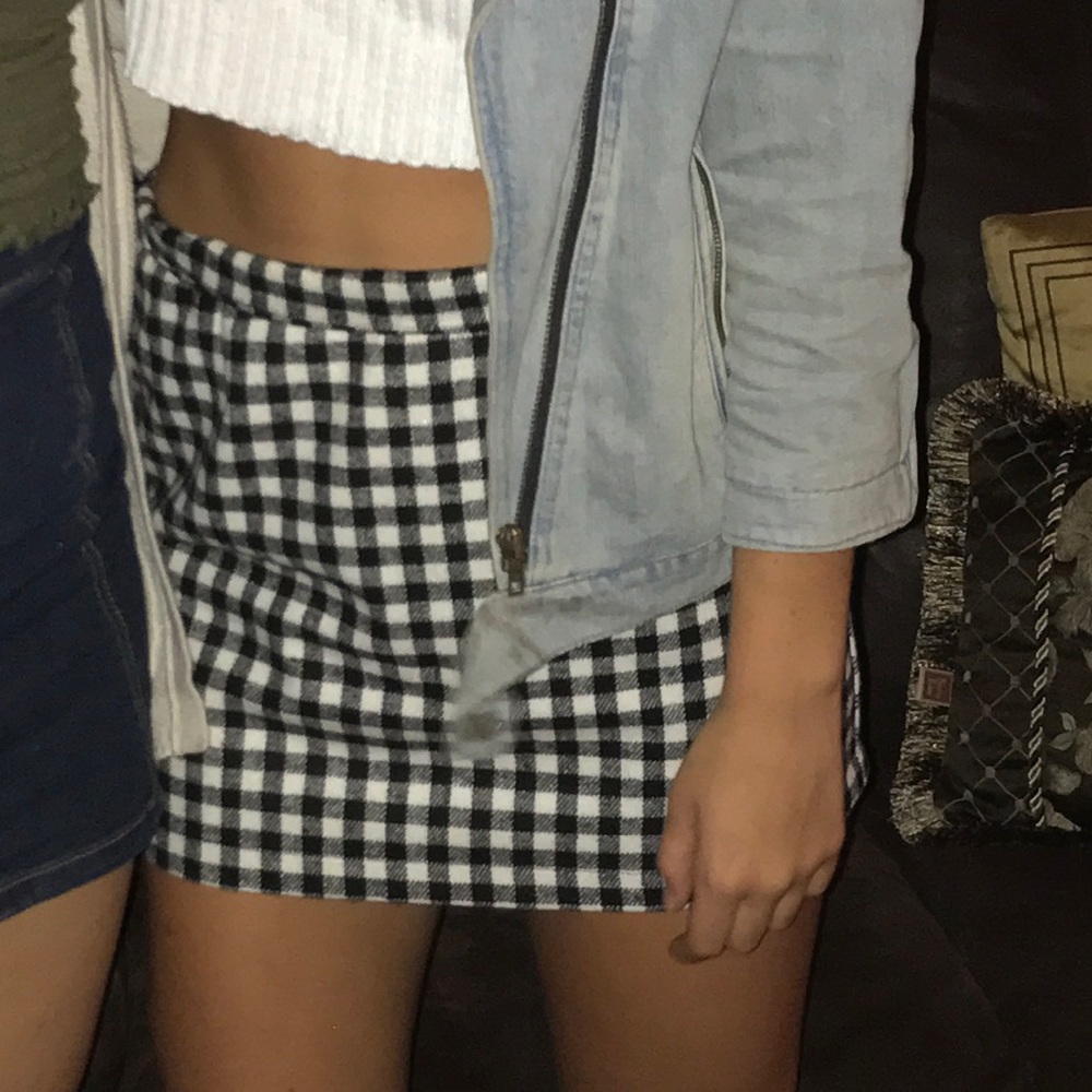 Gingham forever 21 skirt